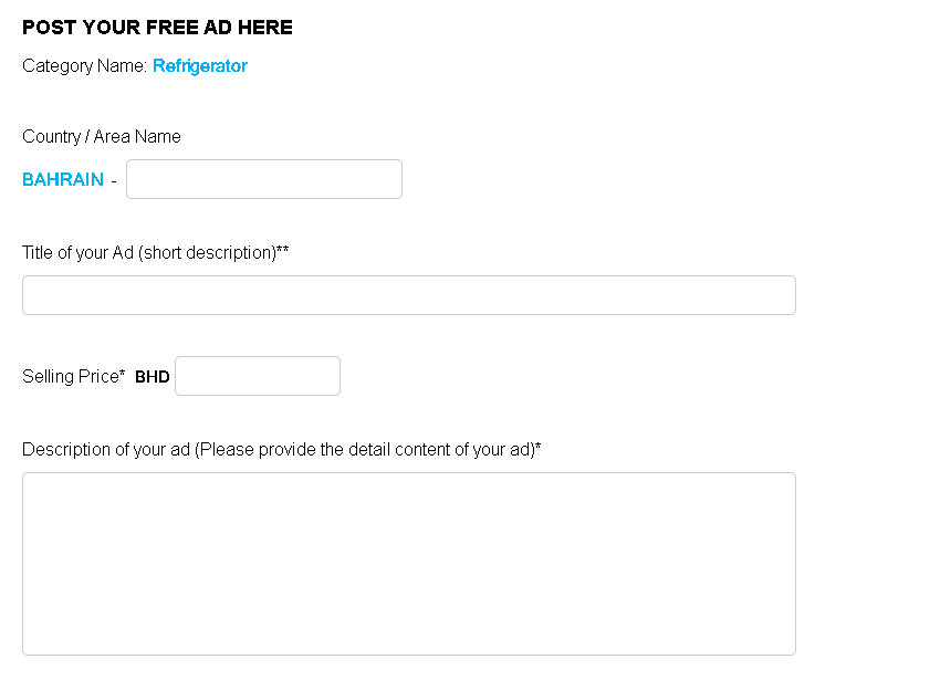 how to add a free ad